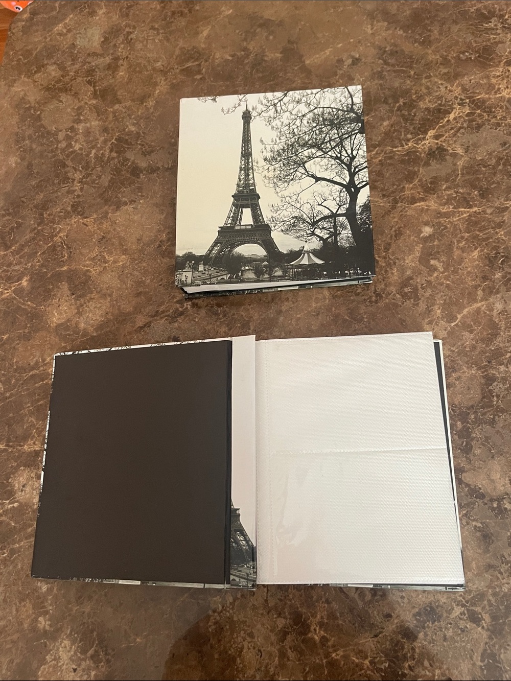 Paris Eiffel Tower Photo Album - Black & White